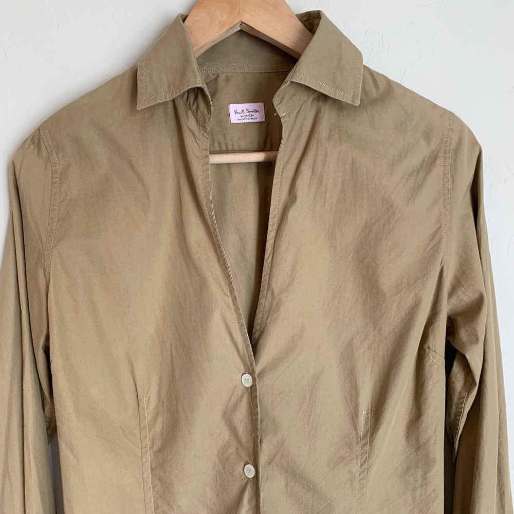 Paul Smith tailored cotton shirt -made in Italy -S